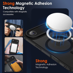 ivoler Coque Magnétique pour iPhone Air, Compatible avec MagSafe, Translucide Mat Arrière Étui de Protection en Silicone Liquide