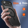 ivoler Coque Magnétique pour iPhone Air, Compatible avec MagSafe, Translucide Mat Arrière Étui de Protection en Silicone Liquide