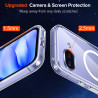 ivoler Magnétique Coque 3 en 1 Compatible avec Google Pixel 9a - Étui Antichoc avec Protection Militaire, 2 Pièces Verre Trempé,
