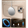 ivoler Coque Magnétique pour iPhone 13, Compatible avec Magsafe, 2 Pièces Verre Trempé - Étui Antichoc avec Protection Militaire