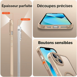 ivoler Coque Magnétique pour iPhone 13, Compatible avec Magsafe, 2 Pièces Verre Trempé - Étui Antichoc avec Protection Militaire