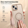 ivoler Coque Magnétique pour iPhone 13, Compatible avec Magsafe, 2 Pièces Verre Trempé - Étui Antichoc avec Protection Militaire