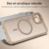 ivoler Coque Magnétique pour iPhone 13, Compatible avec Magsafe, 2 Pièces Verre Trempé - Étui Antichoc avec Protection Militaire