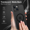 ivoler Coque Magnétique pour iPhone 13, Compatible avec Magsafe, 2 Pièces Verre Trempé - Étui Antichoc avec Protection Militaire