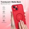 ivoler Coque Magnétique pour iPhone 13, Compatible avec Magsafe, 2 Pièces Verre Trempé - Étui Antichoc avec Protection Militaire