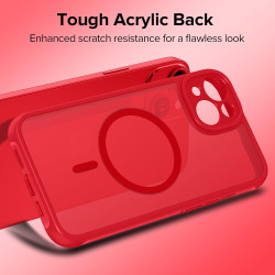 ivoler Coque Magnétique pour iPhone 13, Compatible avec Magsafe, 2 Pièces Verre Trempé - Étui Antichoc avec Protection Militaire