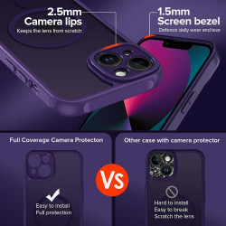 ivoler Coque Magnétique pour iPhone 13, Compatible avec Magsafe, 2 Pièces Verre Trempé - Étui Antichoc avec Protection Militaire