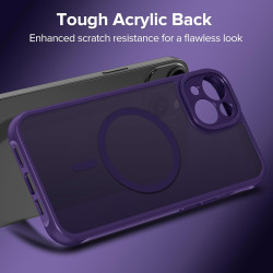 ivoler Coque Magnétique pour iPhone 13, Compatible avec Magsafe, 2 Pièces Verre Trempé - Étui Antichoc avec Protection Militaire