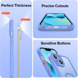 ivoler Coque Magnétique pour iPhone 13, Compatible avec Magsafe, 2 Pièces Verre Trempé - Étui Antichoc avec Protection Militaire