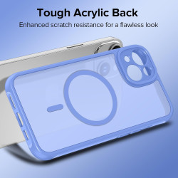 ivoler Coque Magnétique pour iPhone 13, Compatible avec Magsafe, 2 Pièces Verre Trempé - Étui Antichoc avec Protection Militaire