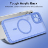 ivoler Coque Magnétique pour iPhone 13, Compatible avec Magsafe, 2 Pièces Verre Trempé - Étui Antichoc avec Protection Militaire