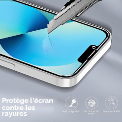 ivoler Coque Magnétique pour iPhone 13, Compatible avec Magsafe, 2 Pièces Verre Trempé - Étui Antichoc avec Protection Militaire