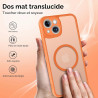 Ivoler coque magnétique pour iphone 13, compatible avec magsafe, 2 pièces verre trempé - étui antichoc avec protection militaire