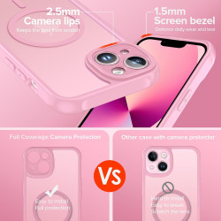 ivoler Coque Magnétique pour iPhone 13, Compatible avec Magsafe, 2 Pièces Verre Trempé - Étui Antichoc avec Protection Militaire