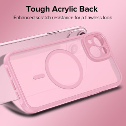ivoler Coque Magnétique pour iPhone 13, Compatible avec Magsafe, 2 Pièces Verre Trempé - Étui Antichoc avec Protection Militaire