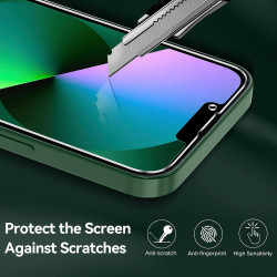 ivoler Coque Magnétique pour iPhone 13, Compatible avec Magsafe, 2 Pièces Verre Trempé - Étui Antichoc avec Protection Militaire