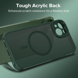 ivoler Coque Magnétique pour iPhone 13, Compatible avec Magsafe, 2 Pièces Verre Trempé - Étui Antichoc avec Protection Militaire