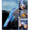 ivoler Coque Magnétique pour iPhone 13 6.1 Pouces, Compatible avec MagSafe, [Protection Antichoc Militaire] Translucide Mat Arri