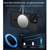 ivoler Coque Magnétique pour iPhone 13 6.1 Pouces, Compatible avec MagSafe, Translucide Mat Arrière Étui de Protection en Silico