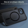 ivoler Coque Magnétique pour iPhone 13 6.1 Pouces, Compatible avec MagSafe, Translucide Mat Arrière Étui de Protection en Silico