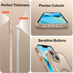 ivoler Coque Magnétique pour iPhone 13 6.1 Pouces, Compatible avec MagSafe, [Protection Antichoc Militaire] Translucide Mat Arri