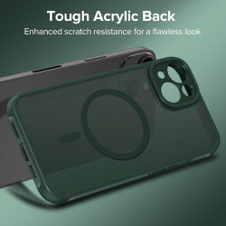 ivoler Coque Magnétique pour iPhone 13 6.1 Pouces, Compatible avec MagSafe, [Protection Antichoc Militaire] Translucide Mat Arri