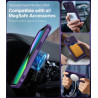 ivoler Coque Magnétique pour iPhone 13 6.1 Pouces, Compatible avec MagSafe, [Protection Antichoc Militaire] Translucide Mat Arri
