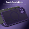 ivoler Coque Magnétique pour iPhone 13 6.1 Pouces, Compatible avec MagSafe, [Protection Antichoc Militaire] Translucide Mat Arri