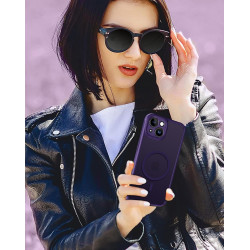 ivoler Coque Magnétique pour iPhone 13 6.1 Pouces, Compatible avec MagSafe, [Protection Antichoc Militaire] Translucide Mat Arri