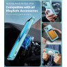 ivoler Coque Magnétique pour iPhone 13 6.1 Pouces, Compatible avec MagSafe, [Protection Antichoc Militaire] Translucide Mat Arri