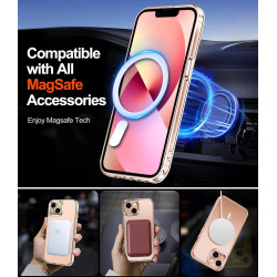 ivoler Coque Magnétique pour iPhone 13 6.1 Pouces, Compatible avec MagSafe, [Anti-Jaunissement] [Protection Antichoc Militaire] 