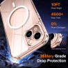 ivoler Coque Magnétique pour iPhone 13 6.1 Pouces, Compatible avec MagSafe, [Anti-Jaunissement] [Protection Antichoc Militaire] 