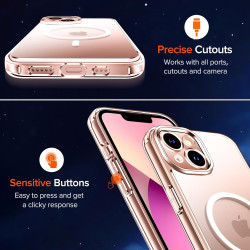 ivoler Coque Magnétique pour iPhone 13 6.1 Pouces, Compatible avec MagSafe, [Anti-Jaunissement] [Protection Antichoc Militaire] 