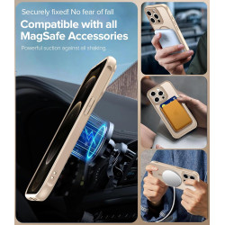 ivoler Coque Magnétique pour iPhone 12 Pro Max, Compatible avec Magsafe, 2 Pièces Verre Trempé - Étui Antichoc avec Protection M