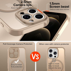 ivoler Coque Magnétique pour iPhone 12 Pro Max, Compatible avec Magsafe, 2 Pièces Verre Trempé - Étui Antichoc avec Protection M