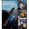 ivoler Coque Magnétique pour iPhone 12 Pro Max, Compatible avec Magsafe, 2 Pièces Verre Trempé - Étui Antichoc avec Protection M