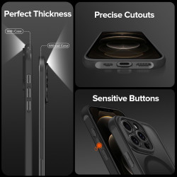 ivoler Coque Magnétique pour iPhone 12 Pro Max, Compatible avec Magsafe, 2 Pièces Verre Trempé - Étui Antichoc avec Protection M