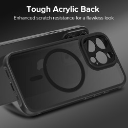 ivoler Coque Magnétique pour iPhone 12 Pro Max, Compatible avec Magsafe, 2 Pièces Verre Trempé - Étui Antichoc avec Protection M