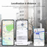 Atuvos air tag traceur lot de 2 android smart tag tracker, fonctionne avec l’app google et apple localiser, localisateurs d'obje