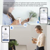 Atuvos air tag traceur lot de 2 android smart tag tracker, fonctionne avec l’app google et apple localiser, localisateurs d'obje
