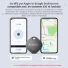 Atuvos android air tag traceur lot de 4, smarttag fonctionne avec l’app google et apple localiser, localisateurs bleutooth track