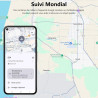 Atuvos android air tag traceur lot de 4, smarttag fonctionne avec l’app google et apple localiser, localisateurs bleutooth track