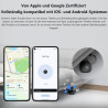 Atuvos android air tag traceur lot de 4, smarttag fonctionne avec l’app google et apple localiser, localisateurs bleutooth track