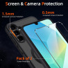 Pnakqil Coque pour Samsung Galaxy A16 5G/4G Compatible avec MagSafe,Givré Translucide Magnétique Housse mit 2 Verre Trempé,Antic