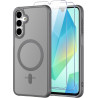 Pnakqil Coque pour Samsung Galaxy A16 5G/4G Compatible avec MagSafe,Givré Translucide Magnétique Housse mit 2 Verre Trempé,Antic