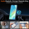 Pnakqil Coque pour Samsung Galaxy A16 5G/4G Compatible avec MagSafe,Givré Translucide Magnétique Housse mit 2 Verre Trempé,Antic