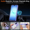 Pnakqil Coque pour Samsung Galaxy A17 5G/4G Compatible avec MagSafe,Givré Translucide Magnétique Housse mit 2 Verre Trempé,Antic