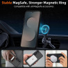 Pnakqil Coque pour Samsung Galaxy S25 FE Compatible avec MagSafe,Givré Translucide Magnétique Housse mit 2 Verre Trempé,Antichoc