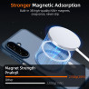 Pnakqil Coque pour Samsung Galaxy A17 5G/4G Compatible avec MagSafe,Givré Translucide Magnétique Housse mit 2 Verre Trempé,Antic