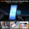 Pnakqil Coque pour Samsung Galaxy A17 5G/4G Compatible avec MagSafe,Givré Translucide Magnétique Housse mit 2 Verre Trempé,Antic